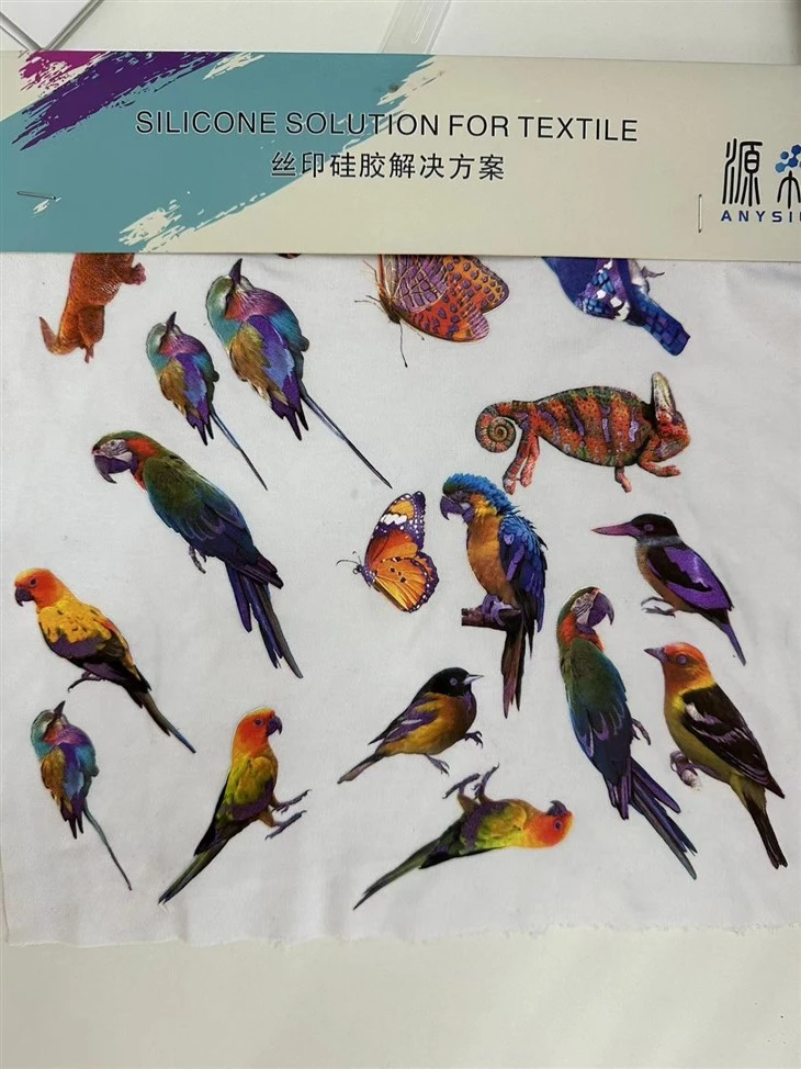Liquid Silicone Ink For Clothing And Shoe Materials Trademark Pattern Screen Printing